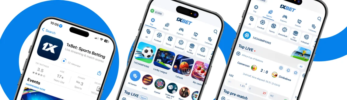 Features and Design of the 1xbet Mobile App